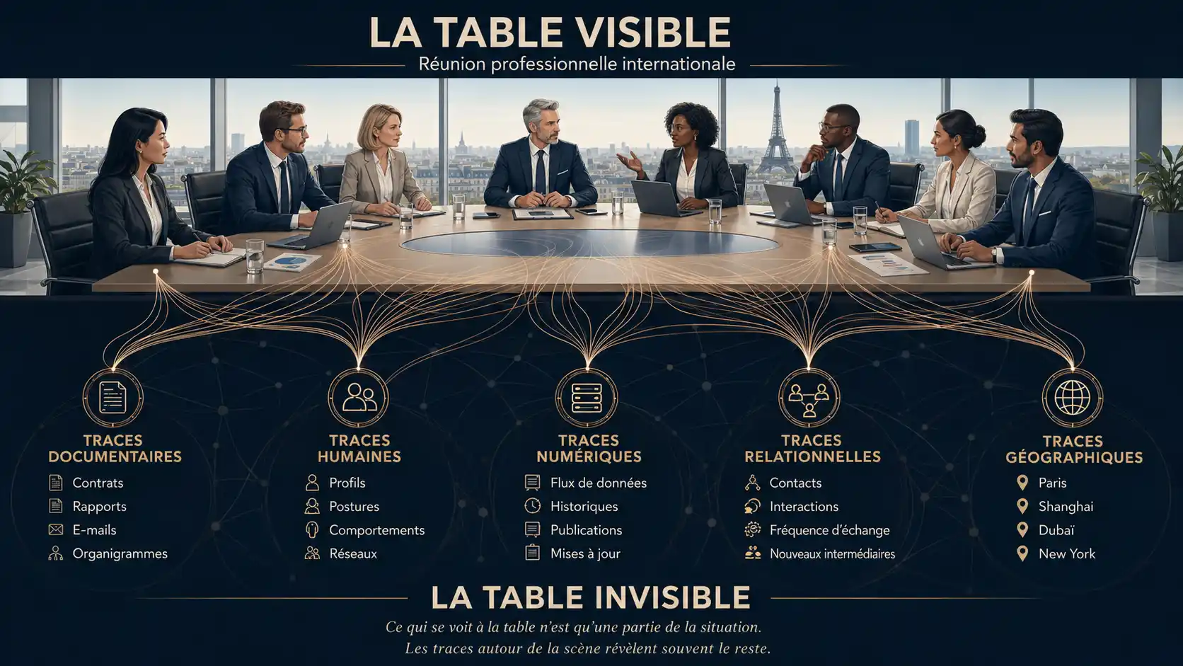 table visible et table invisible des signaux faibles
