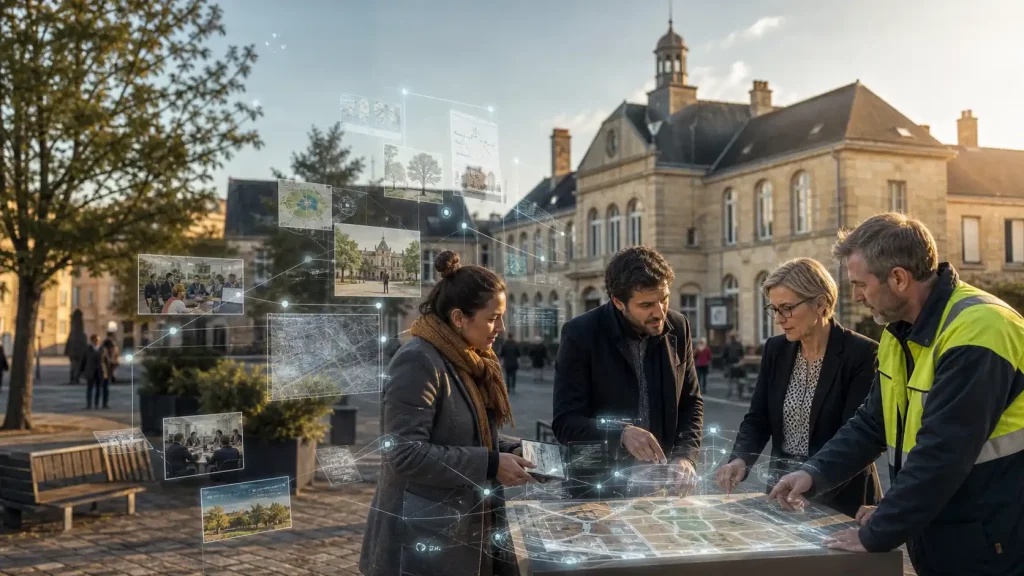 illustration IA de l'identité artificielle collective