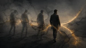 illustration IA. Mille traces. Une seule bifurcation.